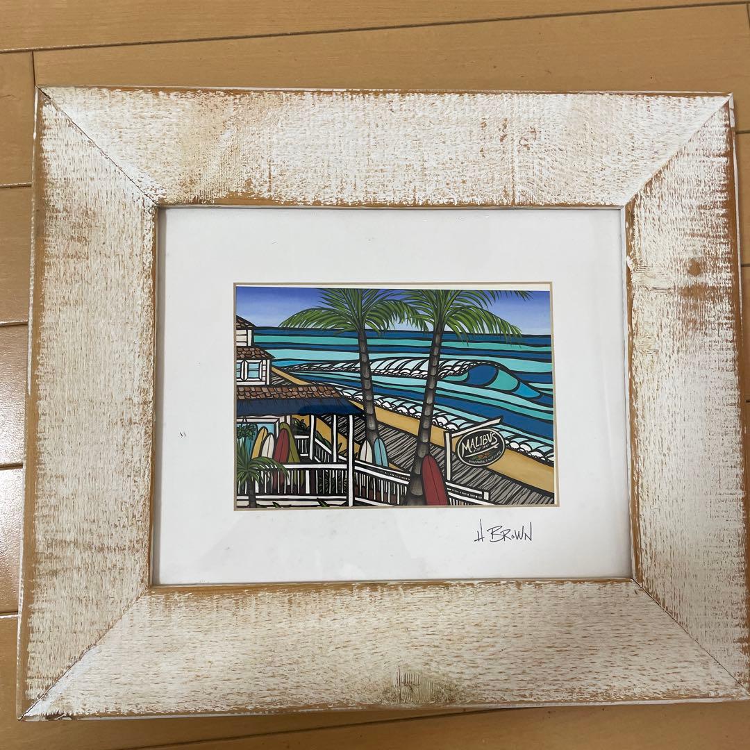 現地購入 ヘザーブラウン　絵画