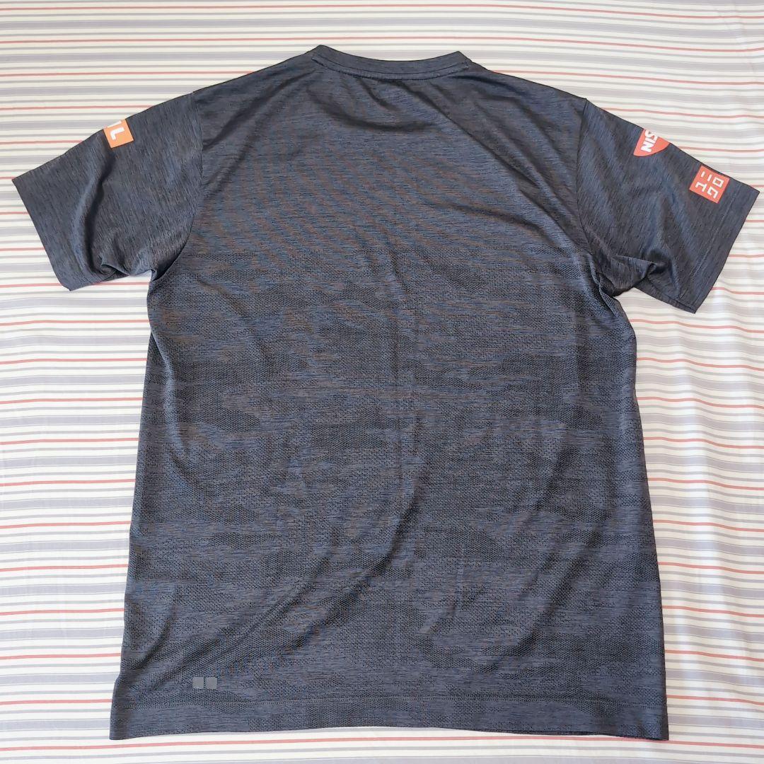 ユニクロ 錦織圭 2015全仏ゲームポロ プラクティスシャツ L