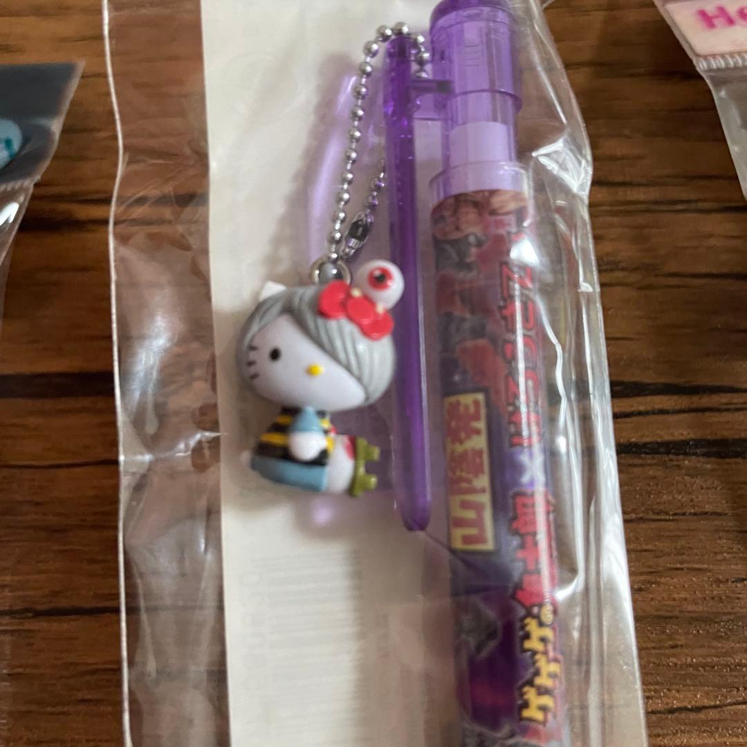 ハローキティ　ご当地　ボールペン　シャープペン　ストーン付き　エンジェル
