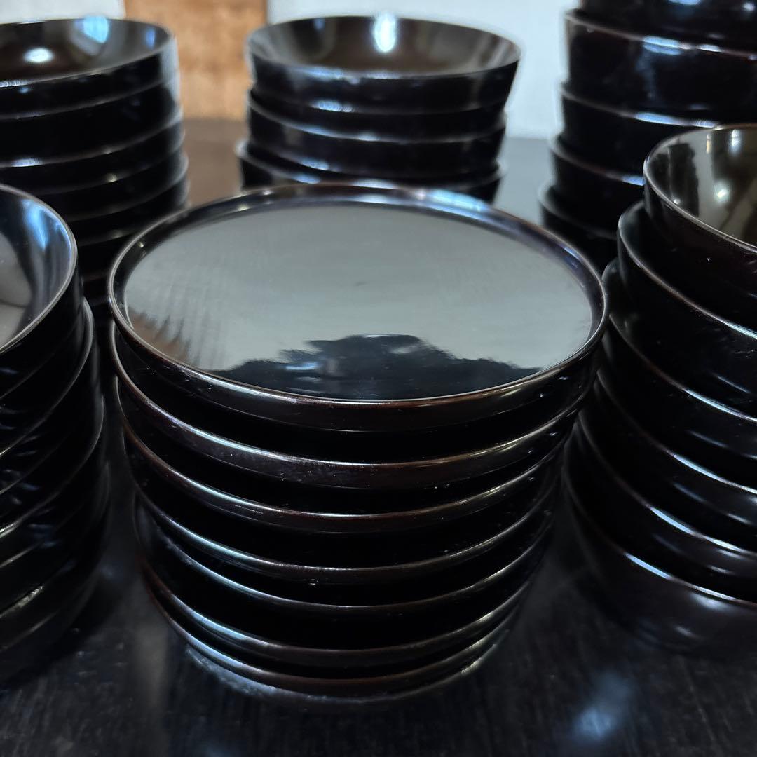 木曽漆器 70年前 昭和初期 ほぼ新品 46点