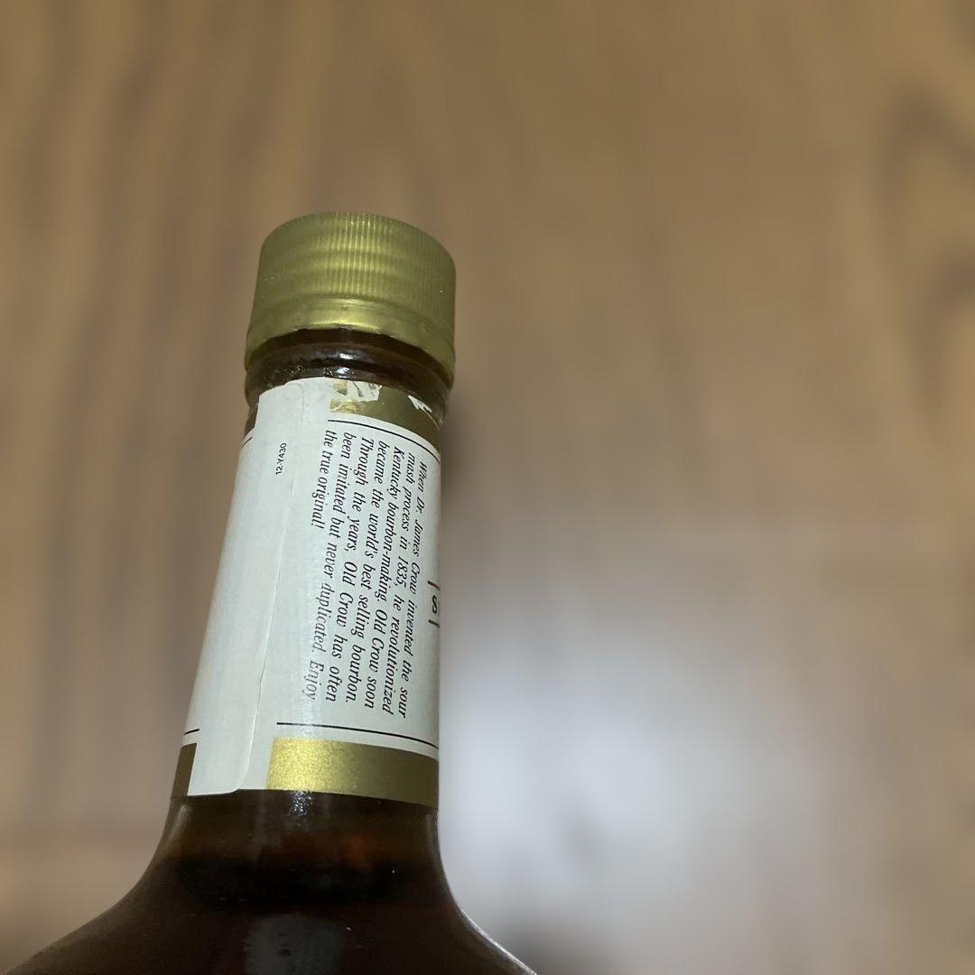 古酒　ウイスキー　old crow
