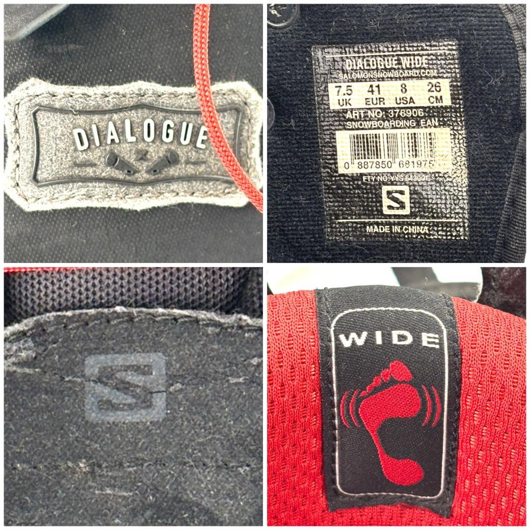 Salomon スノーボードブーツ ダイヤログ アジアンフィット 黒　26cm