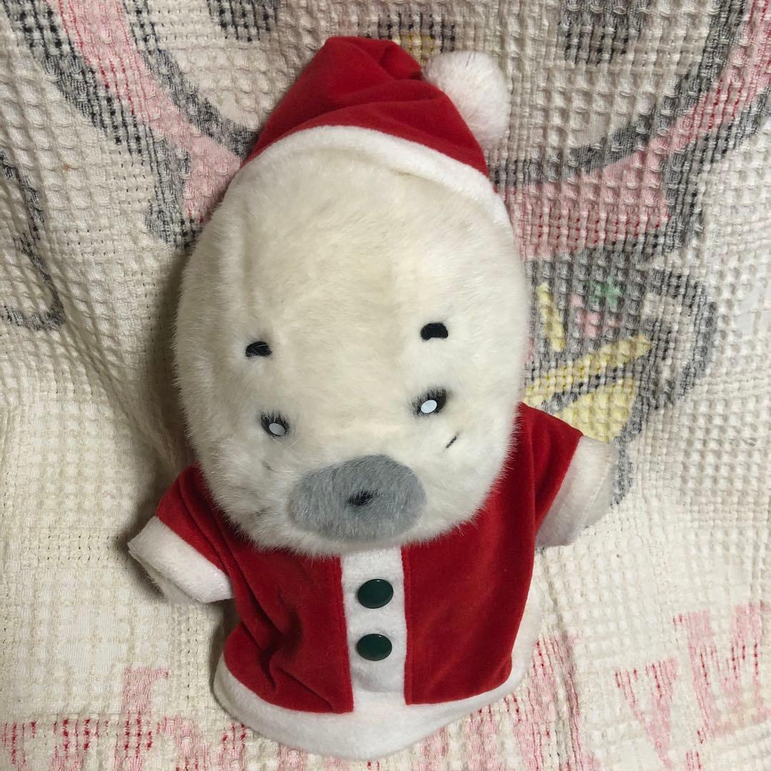 平成レトロ　少年アシベ　ゴマちゃん　クリスマス＆ウィンター　着ぐるみぬいぐるみ