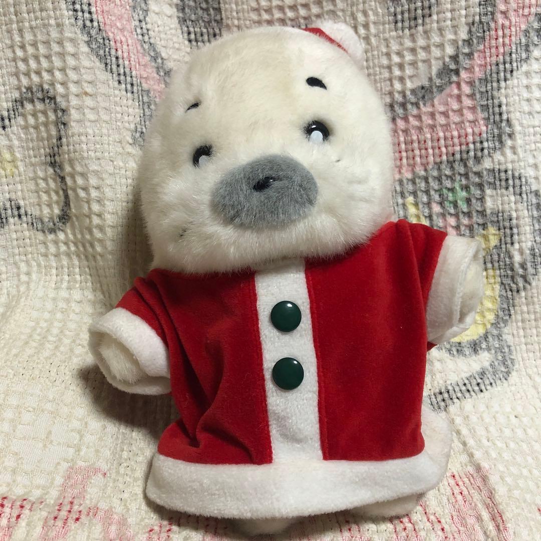 平成レトロ　少年アシベ　ゴマちゃん　クリスマス＆ウィンター　着ぐるみぬいぐるみ