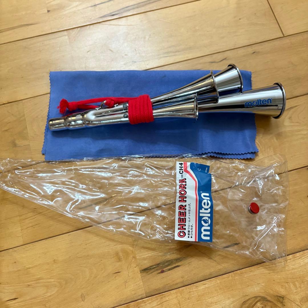 ☆未使用？☆ molten チアホーン　4連　CH-4 ブブゼラ