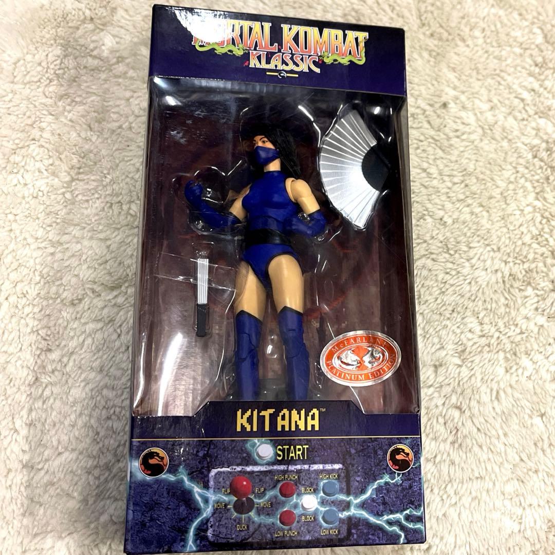 中古希少 モータルコンバット キタナ アクションフィギュア マクファーレントイズ