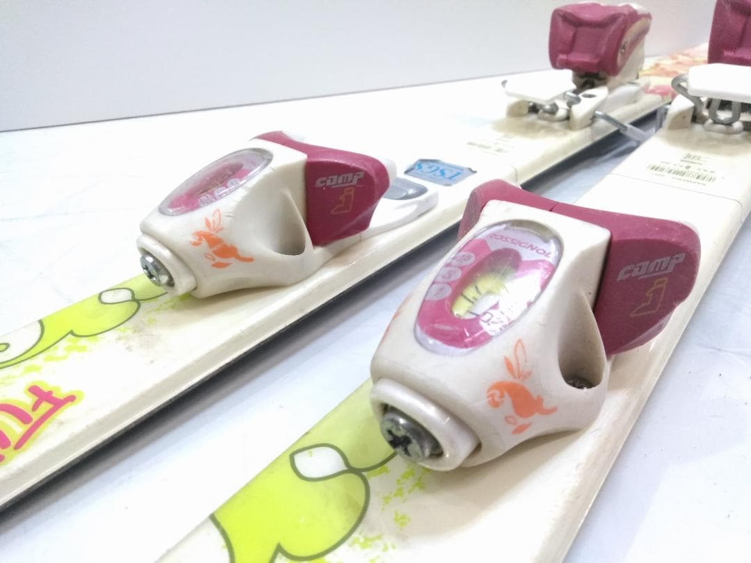 女子ジュニアカービングスキー4点セット ロシニョール120cm ブーツ21cm◇