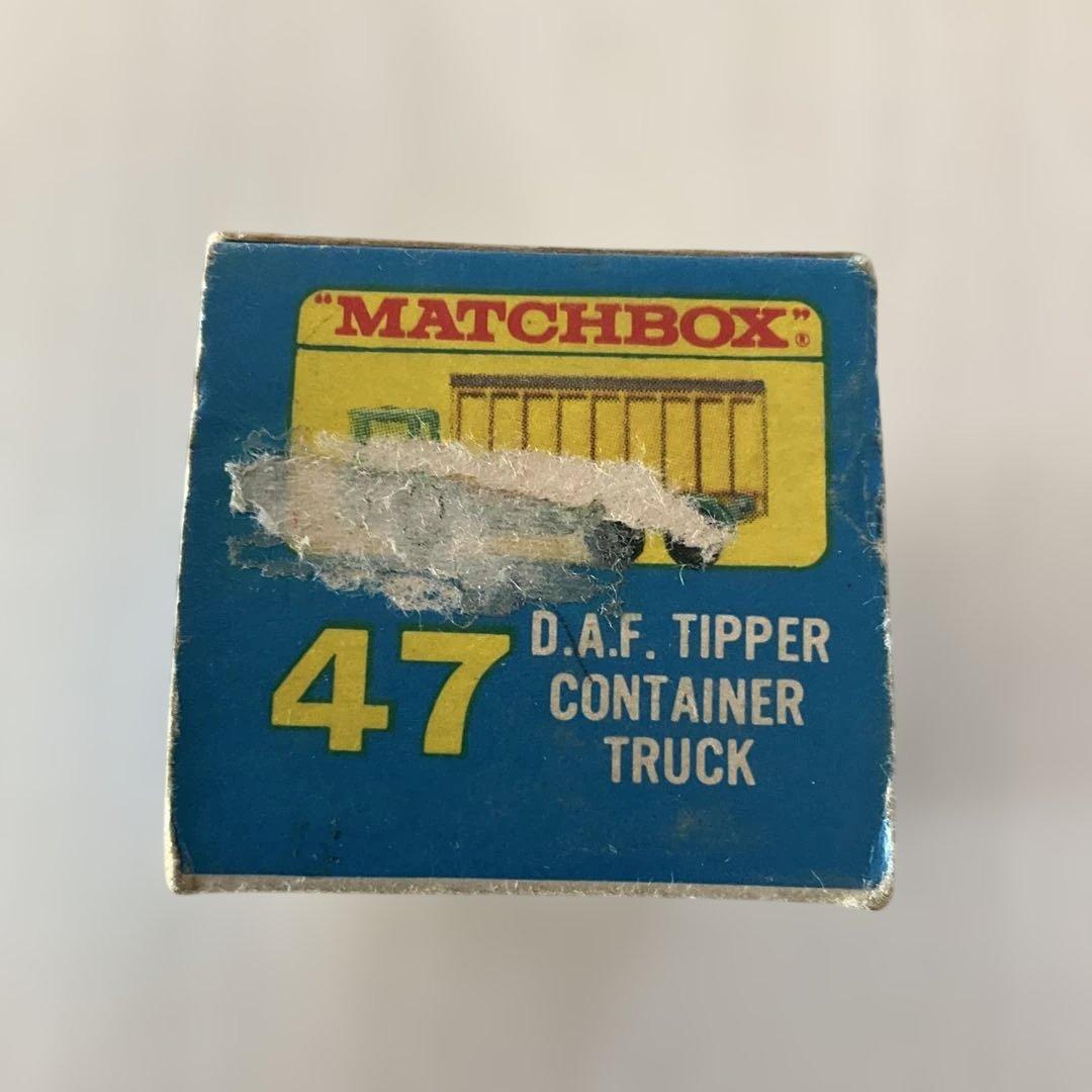 ミニカー　マッチボックス　47 D.A.F ティッパーコンテナトラック