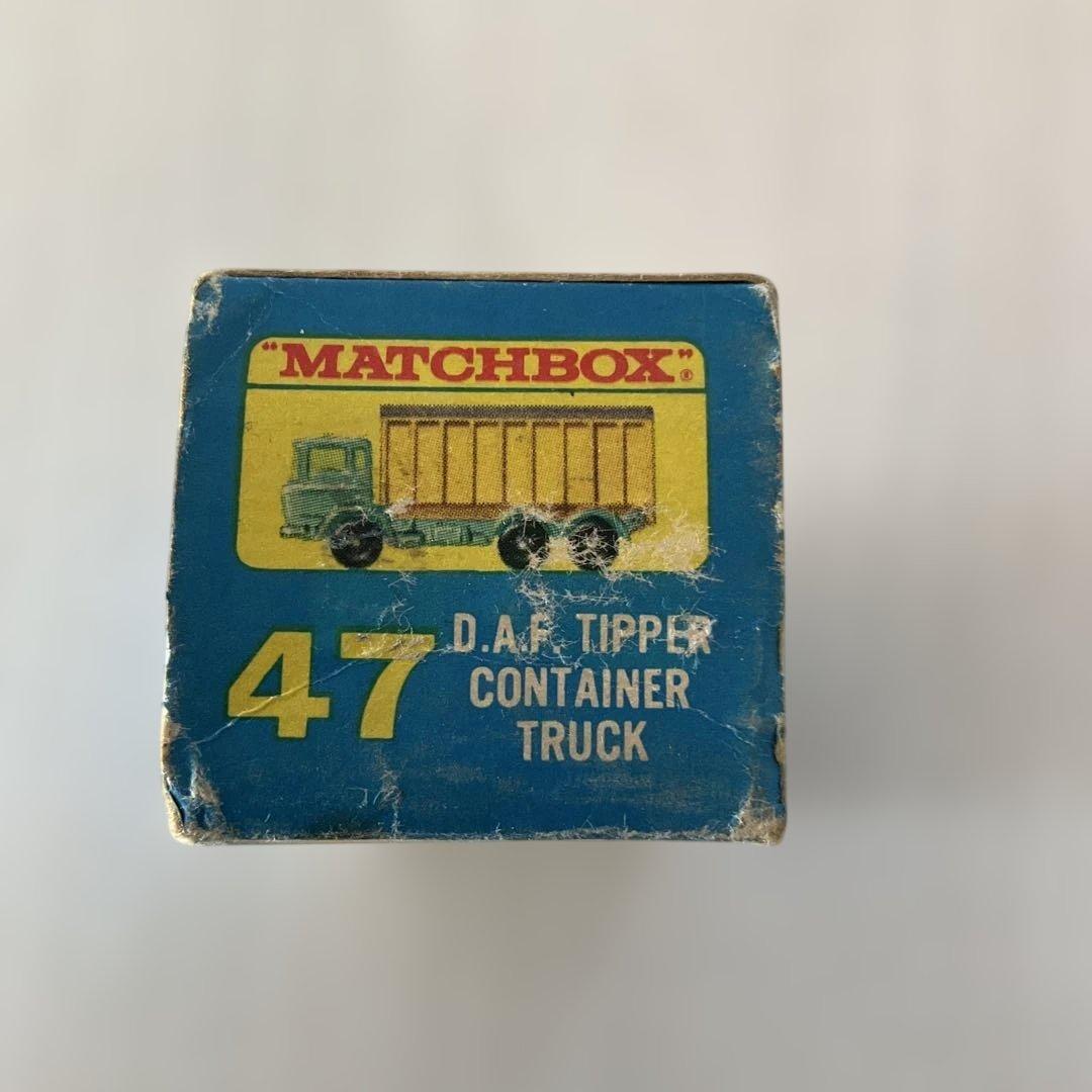 ミニカー　マッチボックス　47 D.A.F ティッパーコンテナトラック