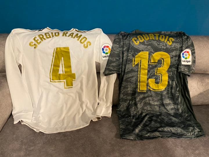 19/20 レアルマドリード#４ Ramos 選手支給品