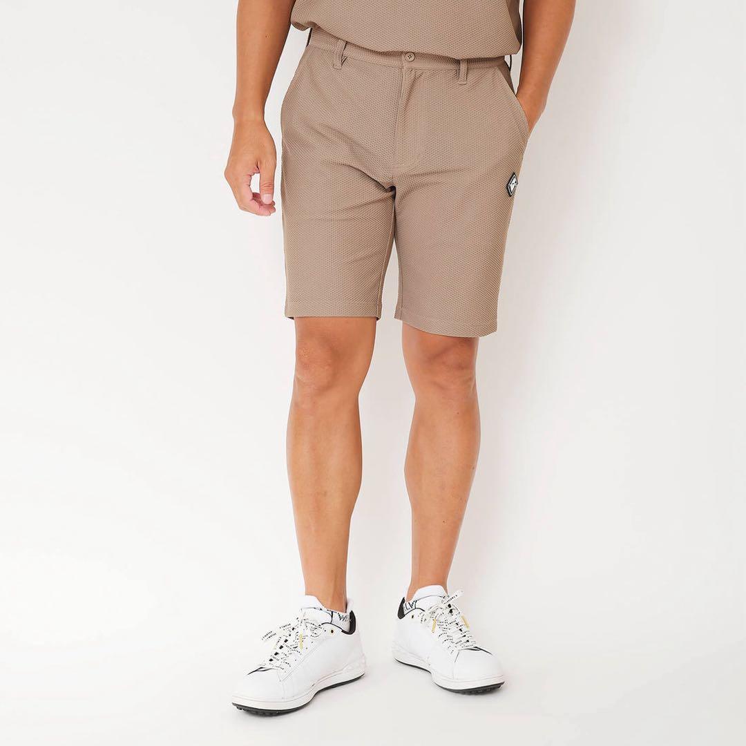 v twelve COMFO SHORTSメッシュショートパンツ ブラウン