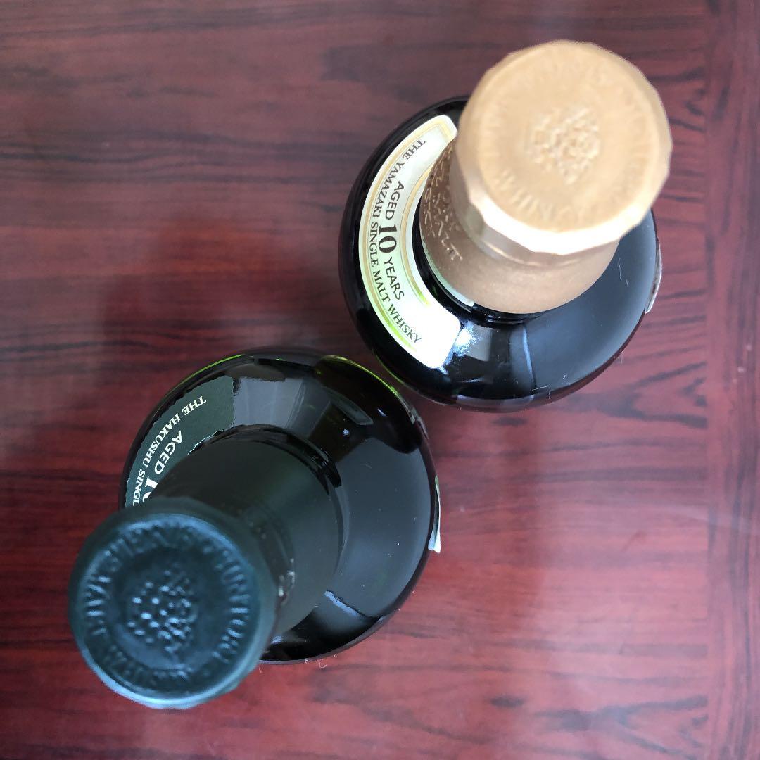 超希少‼︎サントリーシングルモルトウイスキー　白州10年&山崎10年　2本セット