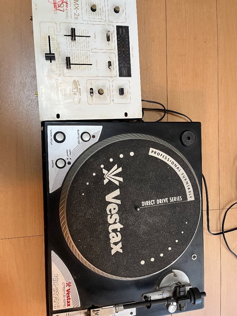 Vestax ターンテーブル２個ミキサーセット
