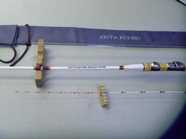 ★(1112-1)手作り・カセ・筏竿(150cm)【大特価】【￥22,000を】