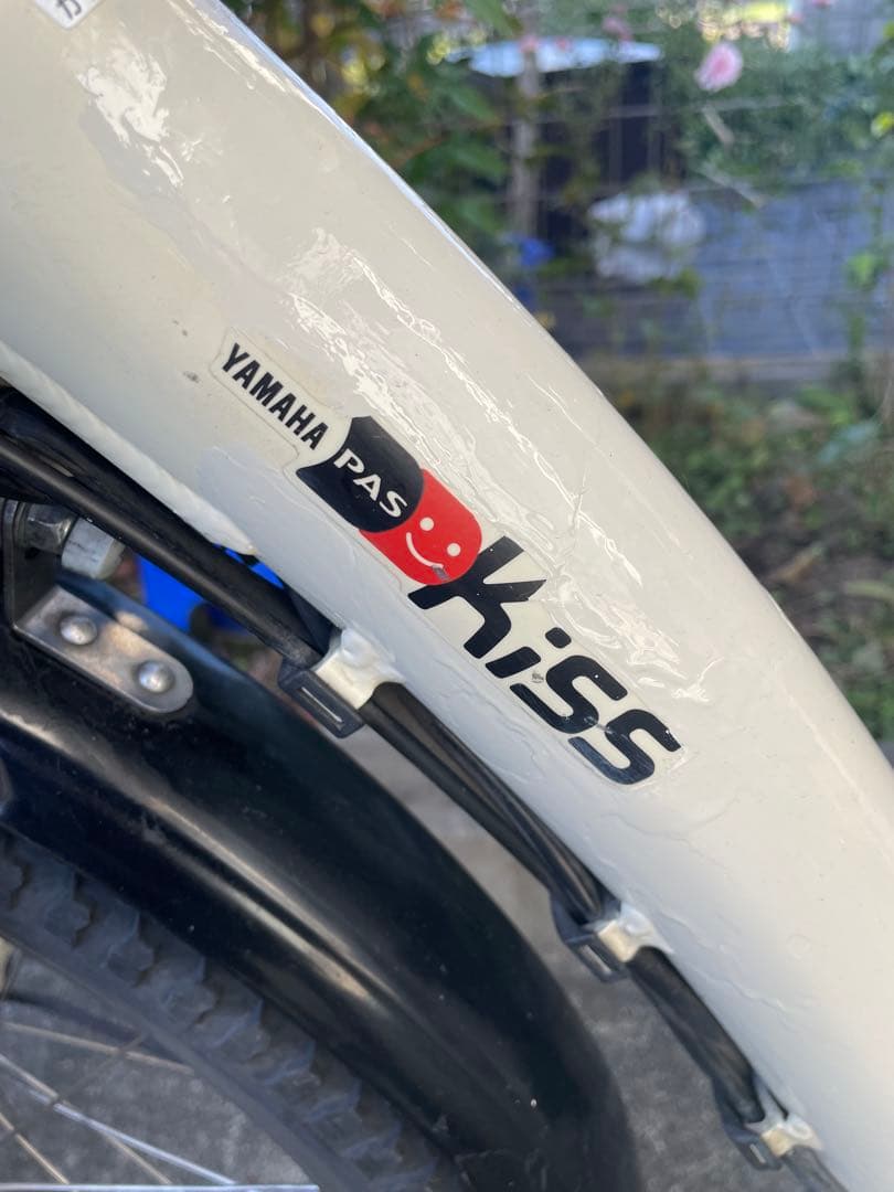 【前カゴ新品】ヤマハ　パス　キス　電動アシスト自転車 チャイルドシート付き