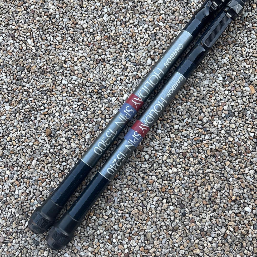 2本セット　シマノ CARBON HOLIDAY SPIN ホリデースピン