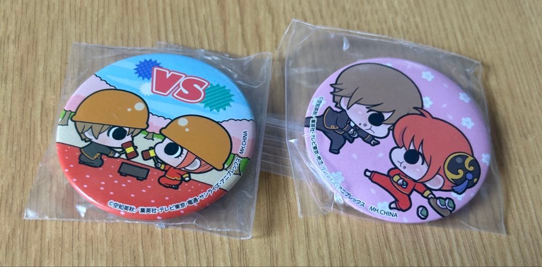 銀魂 名場面編 缶バッジ 神楽 沖田総悟