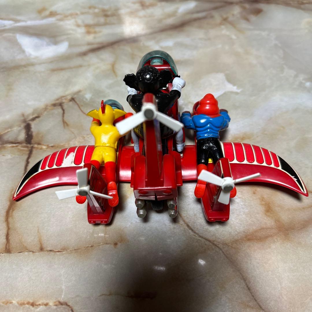 昭*和様 アクマイザー3 タカトクトイス 日本製 すすめ！ギャリバード号 ソフビ