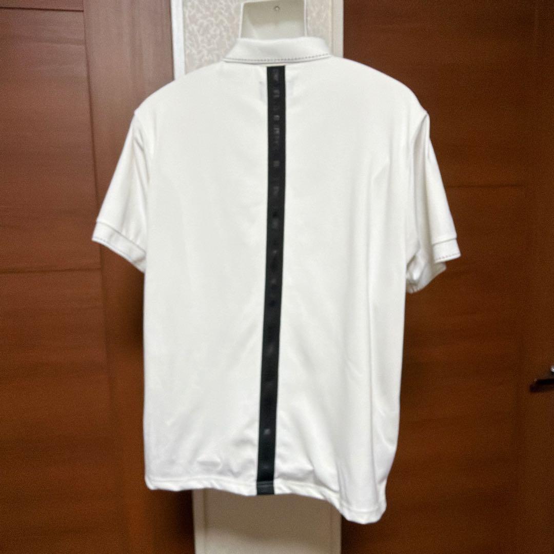 BRIEFING ホワイト ポロシャツ　L