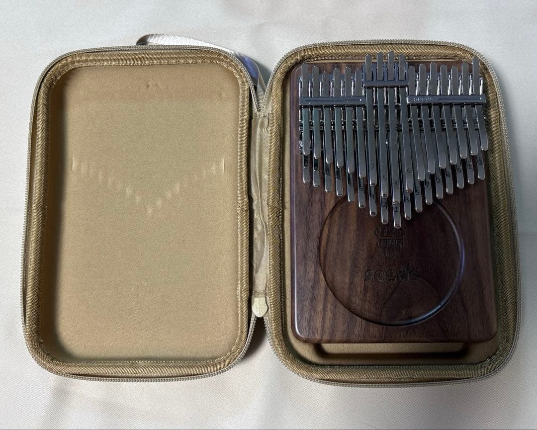 34鍵盤　34キー　カリンバ C調　半音付き 親指ピアノ