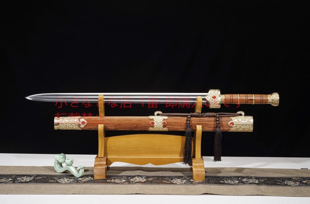 春秋戦剣模様鋼ねじれ星雲紋  古兵器 武具 刀装具 日本刀 模造刀 居合刀