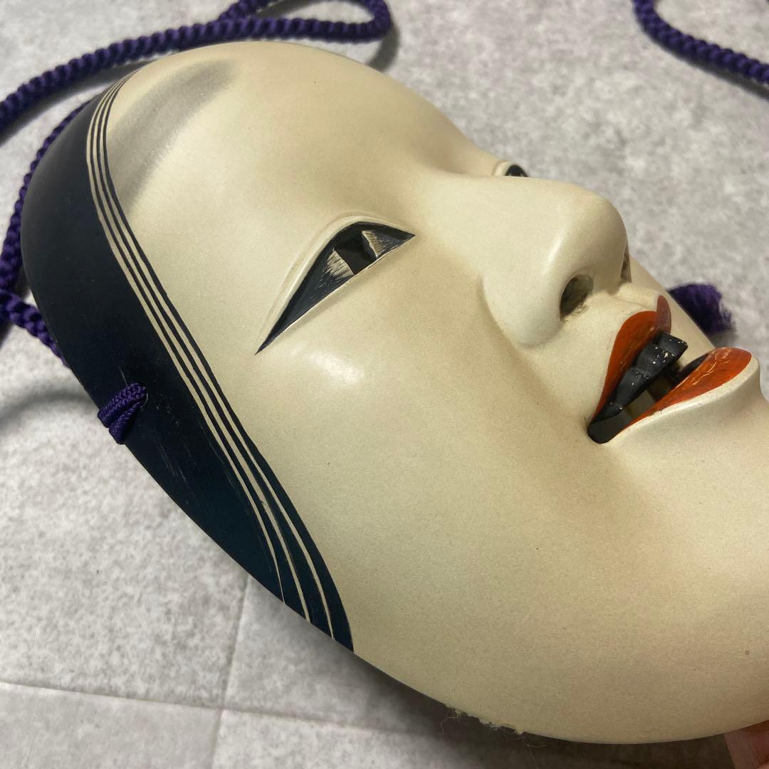 harvey様 伝統　能面 小面木彫　お面　伝統芸能　能舞台
