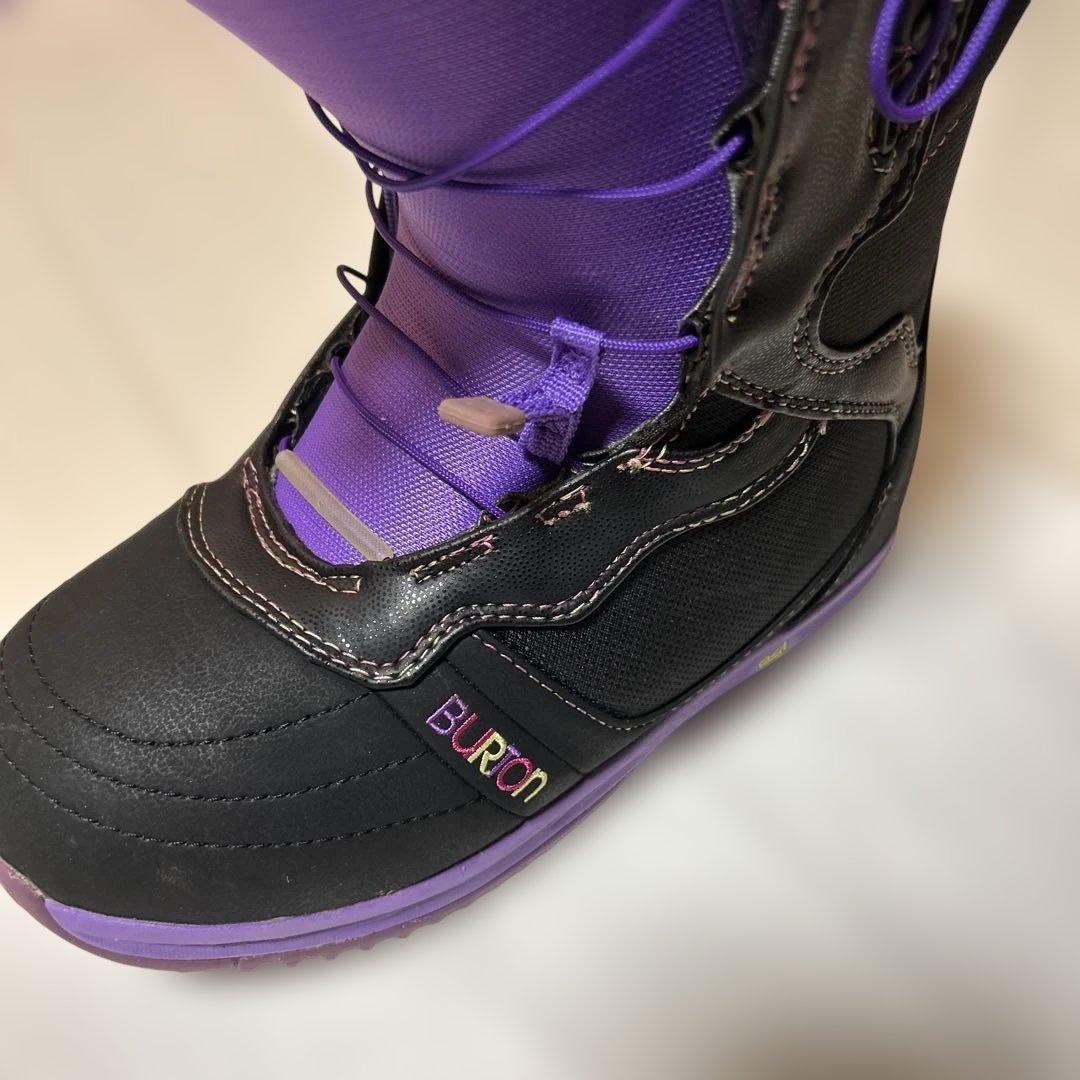 【週末限定値下げ！】女性用　スノーボードブーツ 黒/紫　BURTON