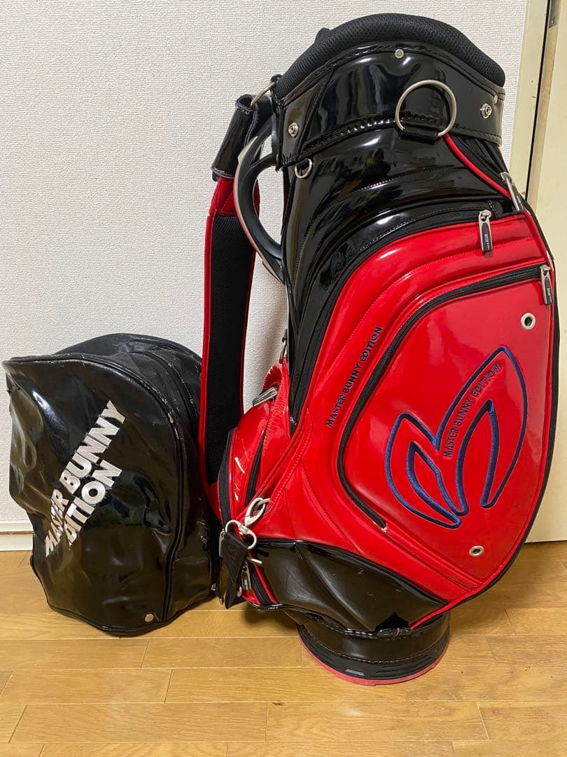 ※週末限定SALE MASTER BUNNY EDITIONキャディバッグ 赤黒