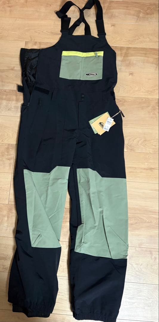 QUIKSILVER FLY HIGH BIB スノーボードパンツ L