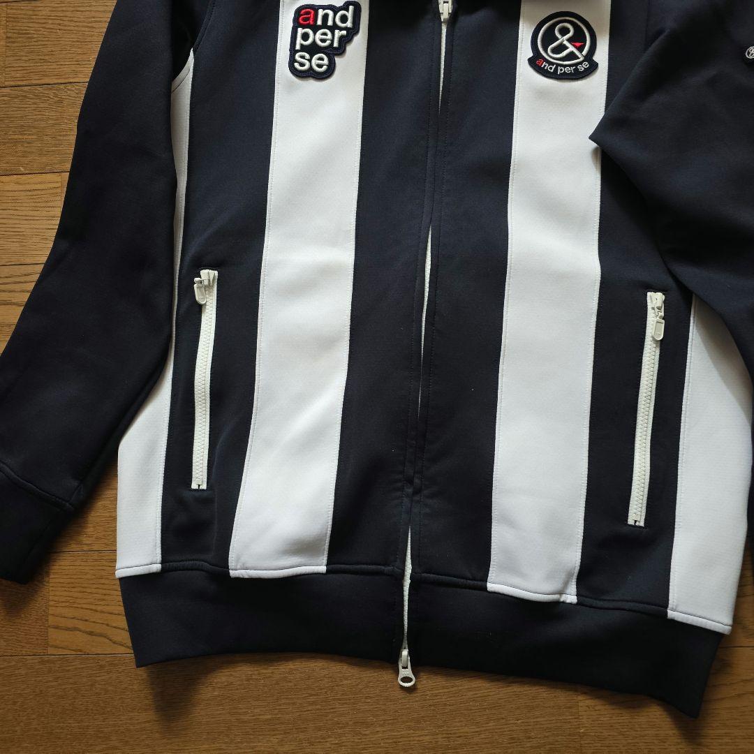 and per se ストライプ ジャケット M