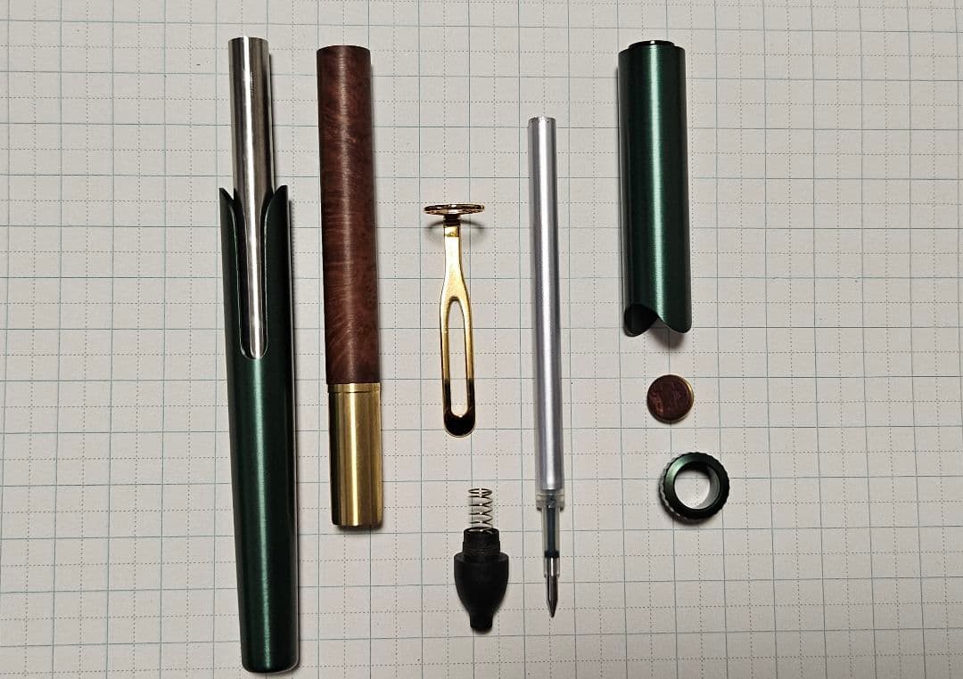 カスタマイズボールペン　サクラクラフトラボ006　２セット２本分　ペンケースも