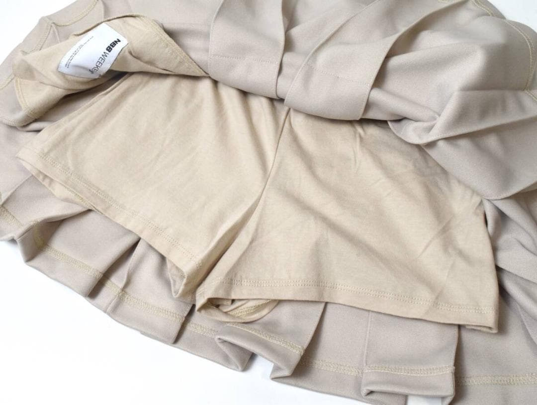 未使用 NBB WEEKEND セットアップ ノースリーブ × スカート 0