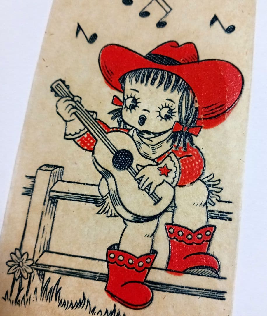 AMERICAN TRANSFERS カウガール 40s ビンテージ転写紙