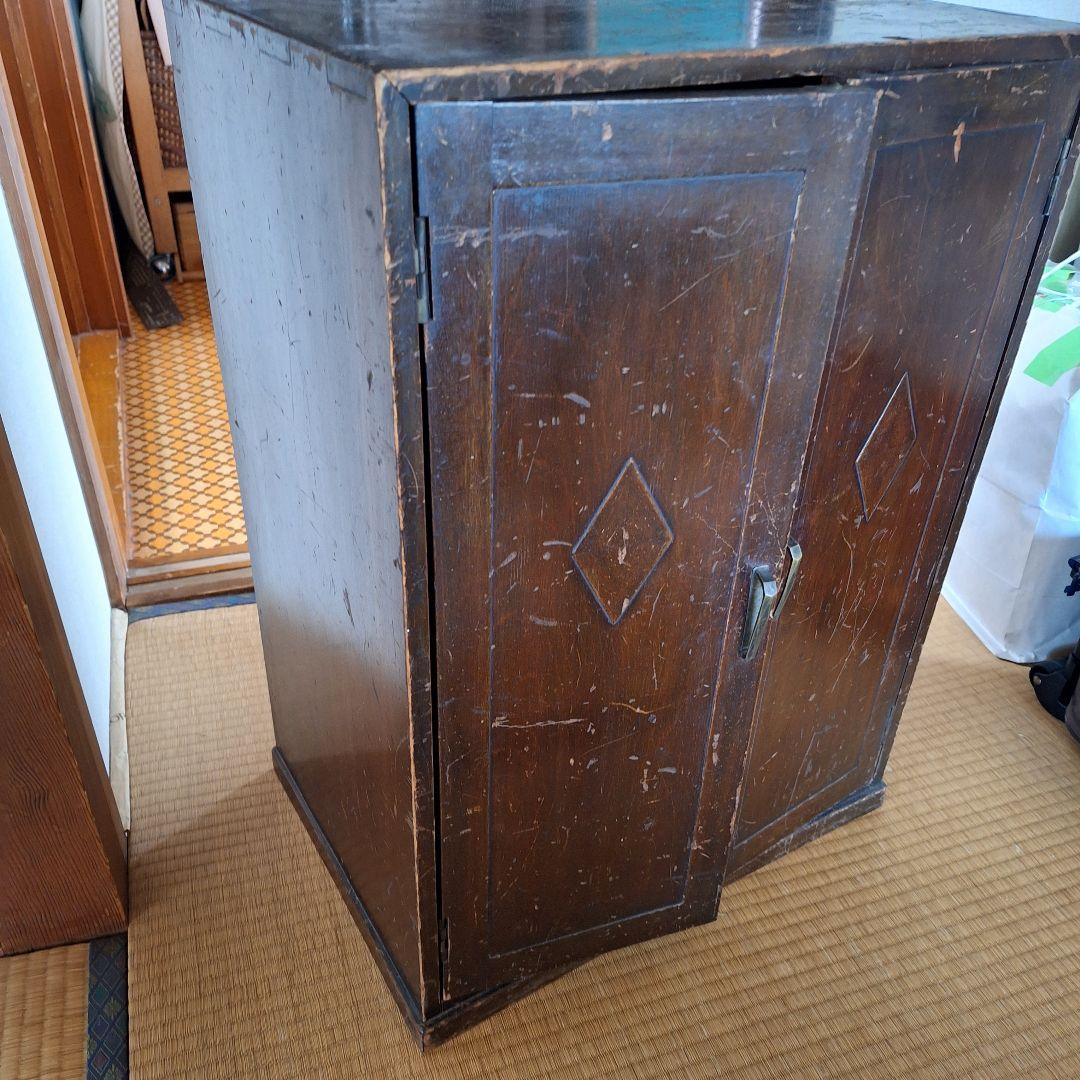 昭和　レトロ　レコード　棚　ヴィンテージ