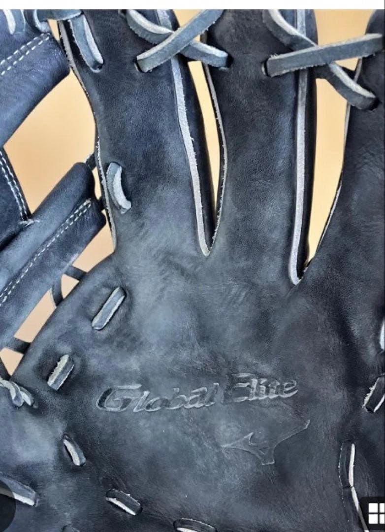 ミズノ野球 軟式用グラブ 内野手用 サイズ9 グローバルエリート グラブ袋付き