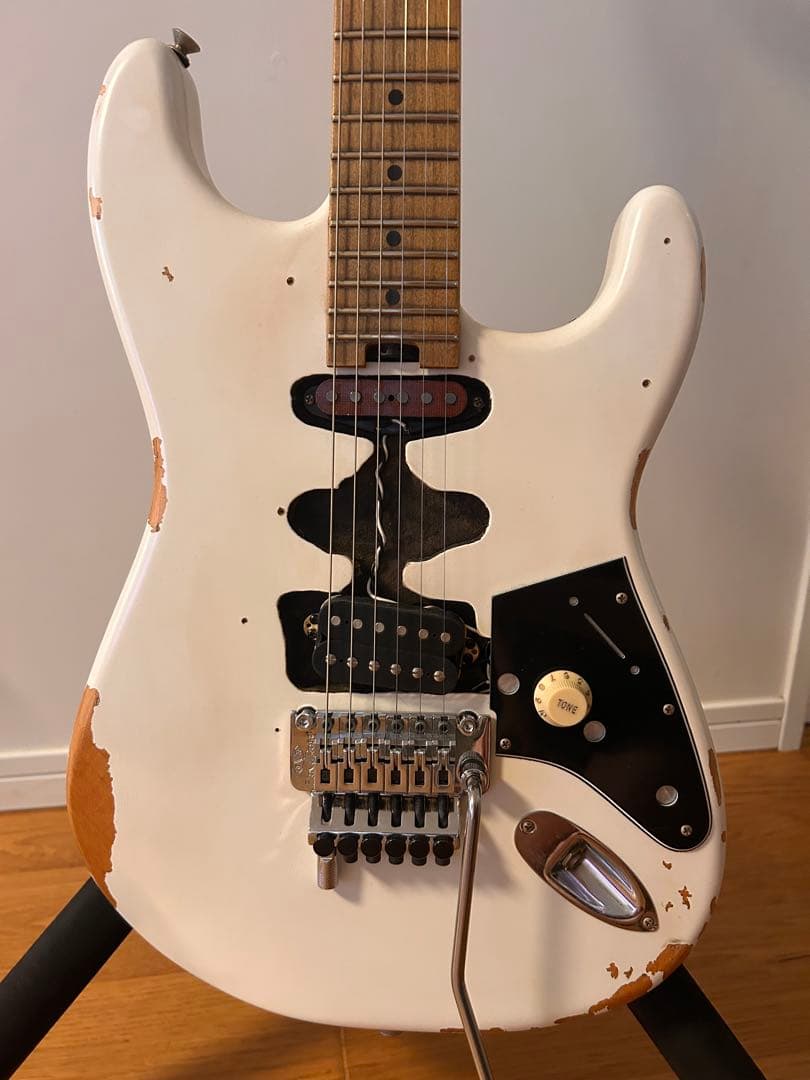 EVH フランケンシュタイン ホワイト 美品 ソフトケース付き　送料込