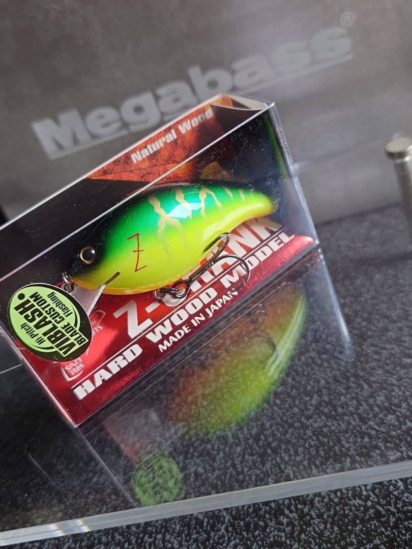 メガバス z-クランク 赤 ウッド バイブラッシュ ホットタイガー 新品未開封