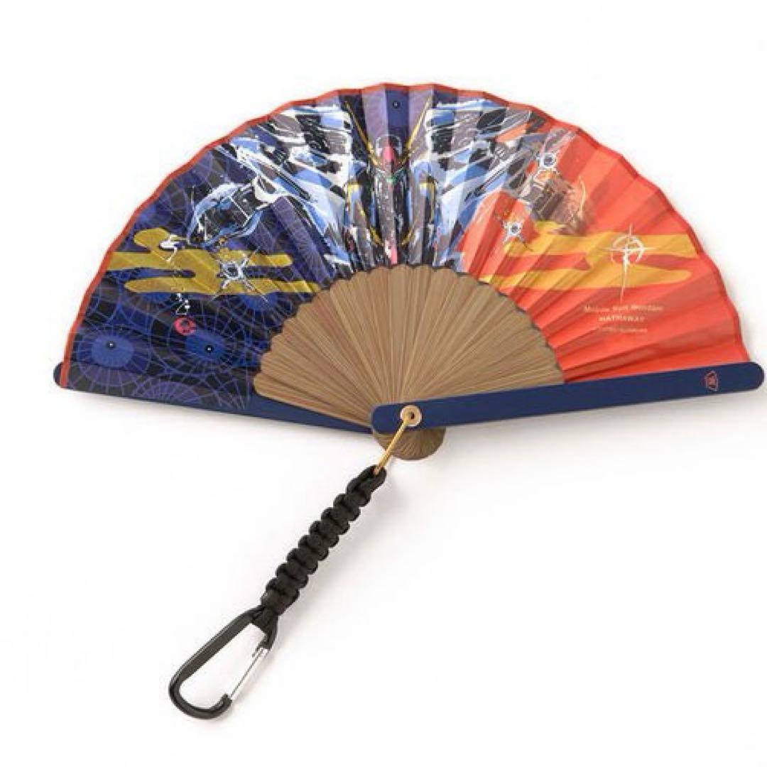 ガンダム　西川庄六商店　アウトドア扇子　閃光のハサウェイ柄　STRICT-G