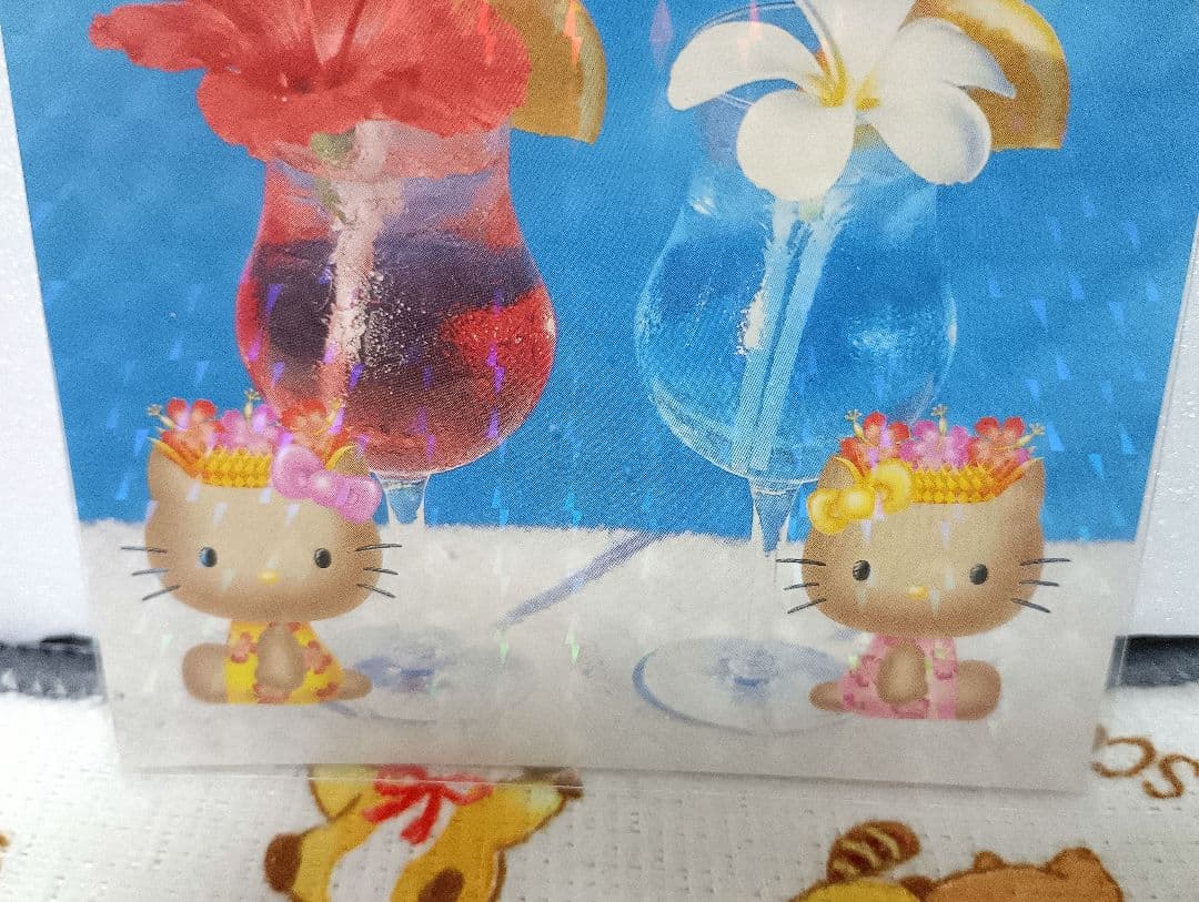 【平成レトロ】日焼け　ハローキティ　ビーチ　トロピカル　メモ帳