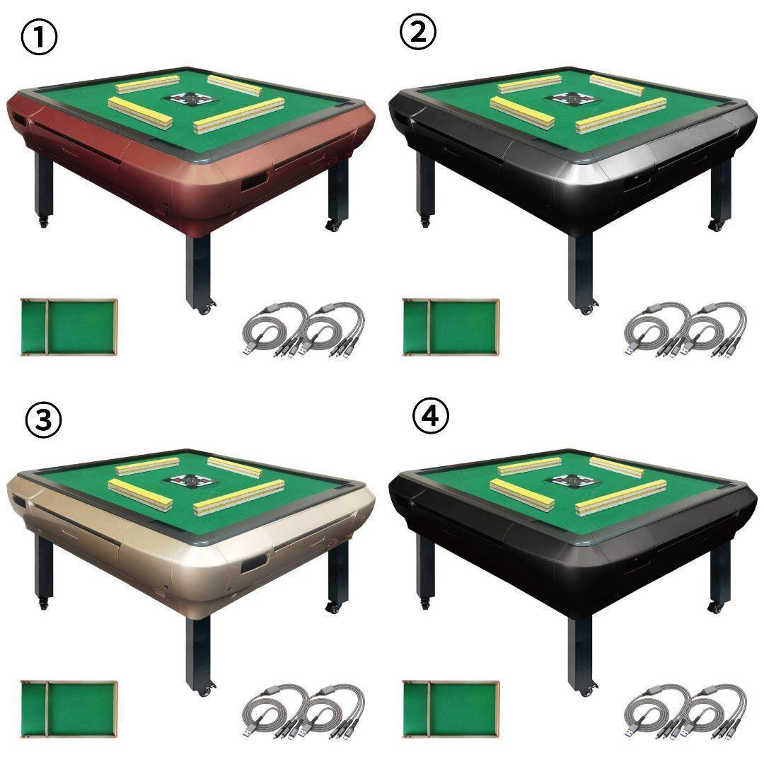 全自動麻雀卓 座卓 ハーフレッグ 麻雀卓 33mm ブラック 2144