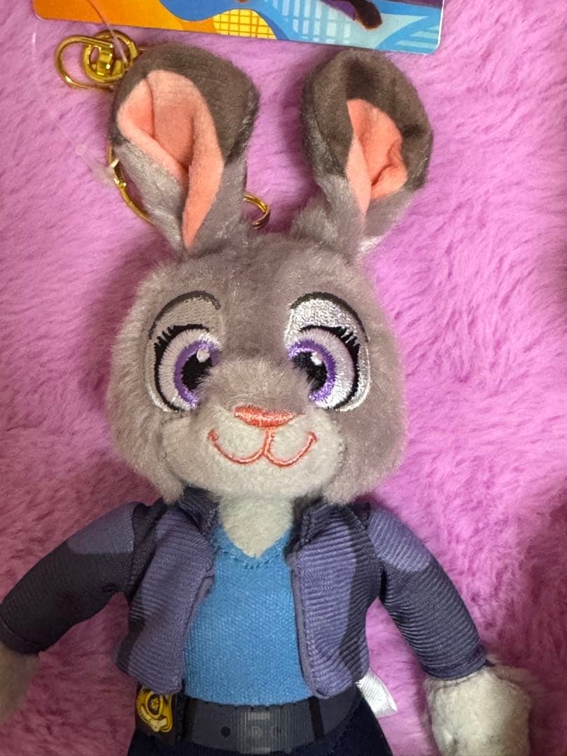 新品未使用♡ディズニーストア　ズートピアプラッシュキーチェーンニック &ジュディ