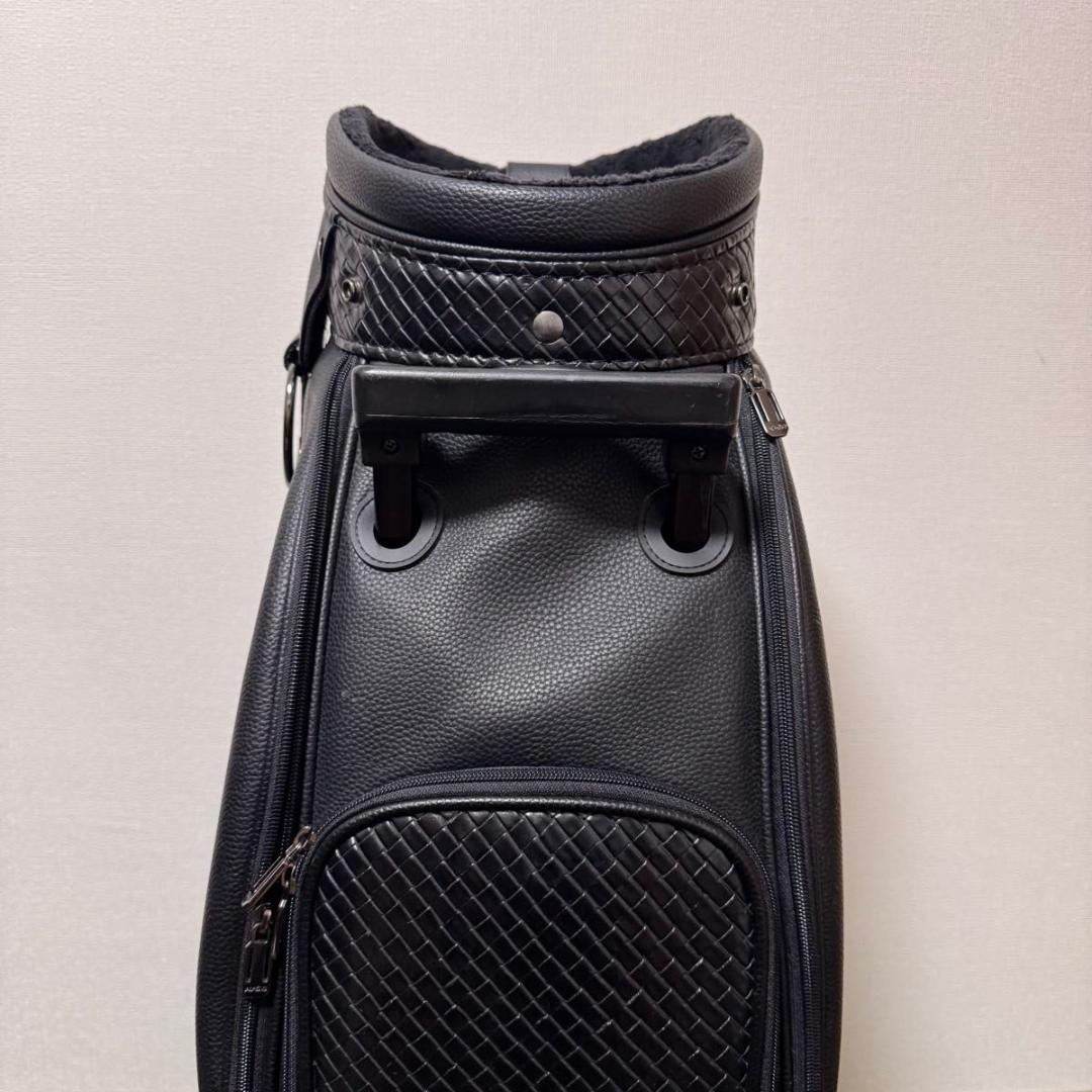 DUNLOP XXIO ゼクシオ キャディバッグ メンズ キャスター付 レザー