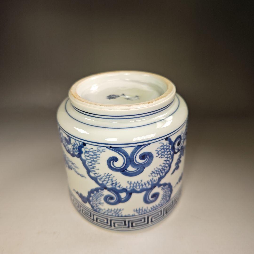 イ517 水指『平安　富田静山造』『染付　雲堂水指　共箱』茶道具