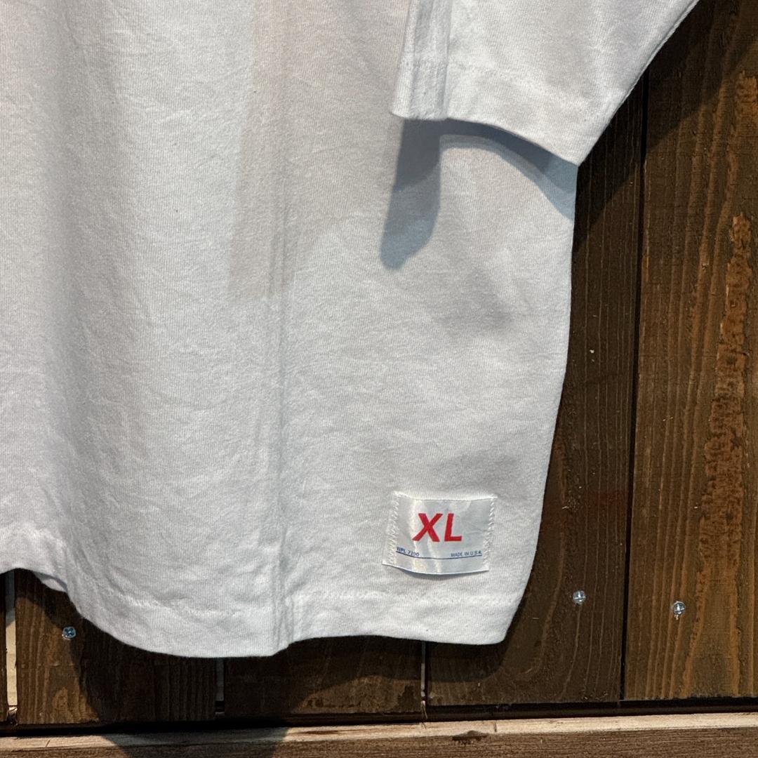 80s 90s ヴィンテージ フットボールT ラバープリント ブルドッグ