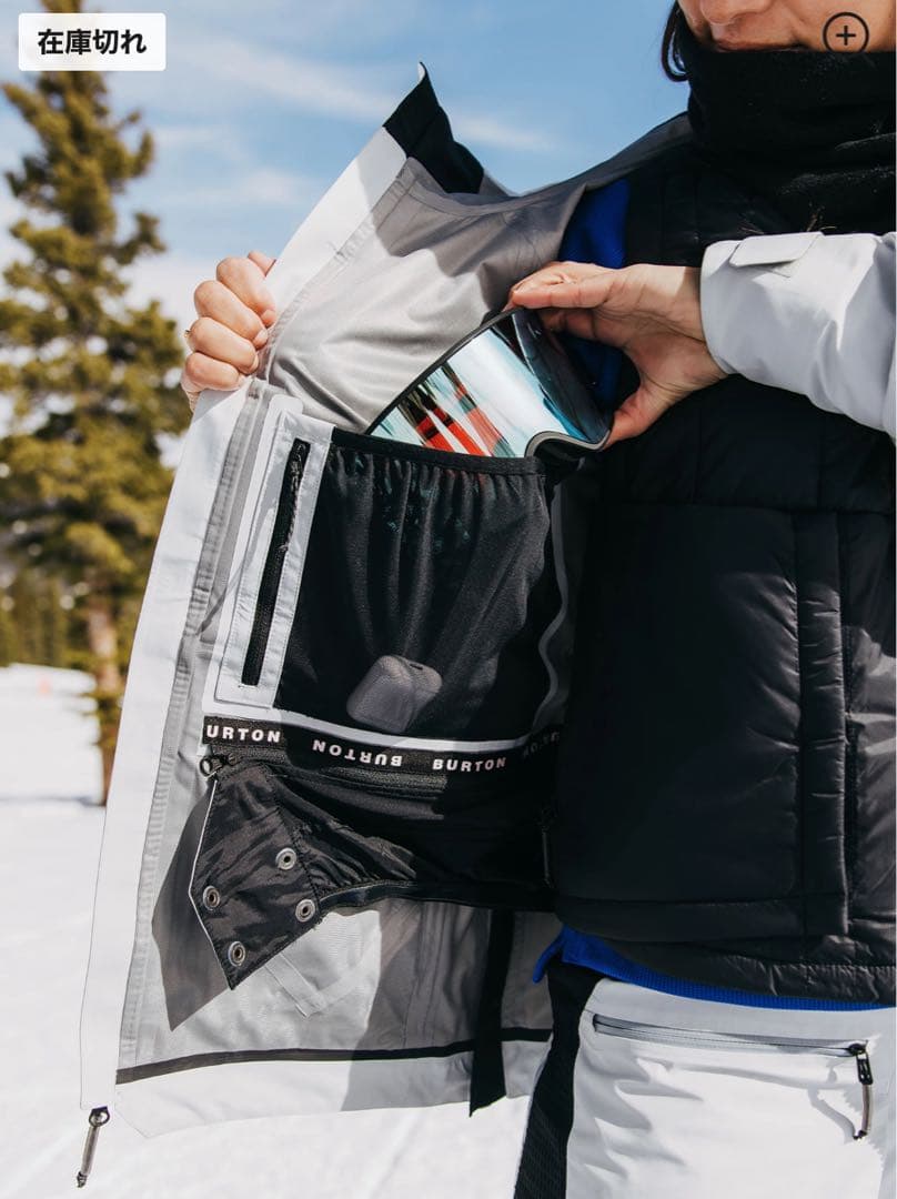 Burton カーボネート ゴアテックスGORE-TEX 3L ジャケット