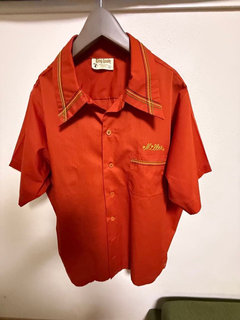 美品60s king Louie チェーンステッチ　L ボーリングシャツ