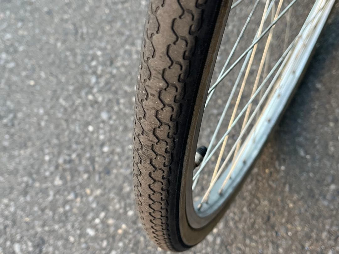 T*a様 中古LEDオートライト6段変速自転車★27インチ★大型カゴ★ミント※配