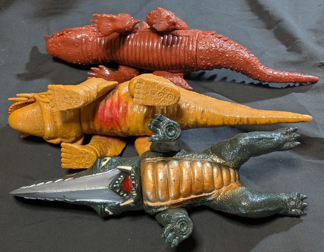 昭和ガメラ＆対戦怪獣（バンダイ）ソフビフィギュア コンプリート７体セット