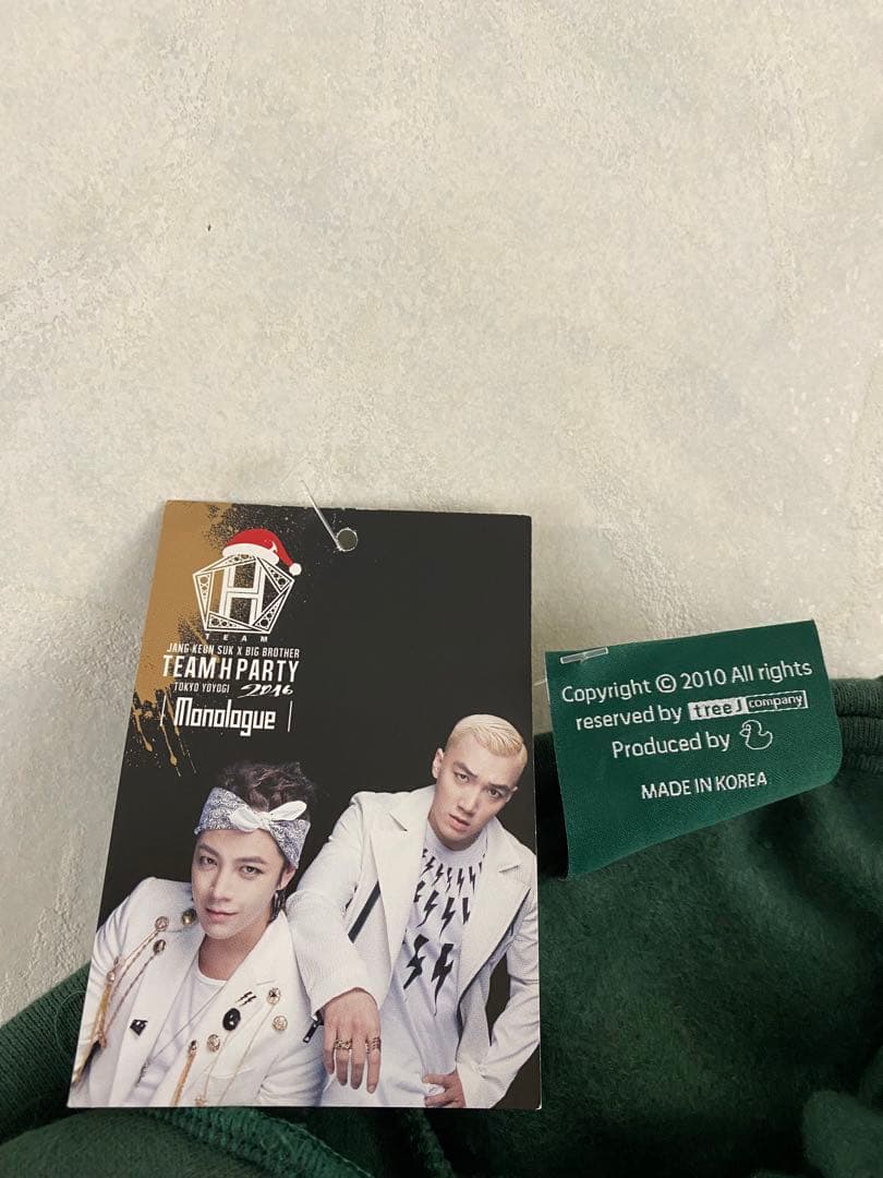 未使用品 チャングンソク JANG KEUN SUK パーカー サイズF