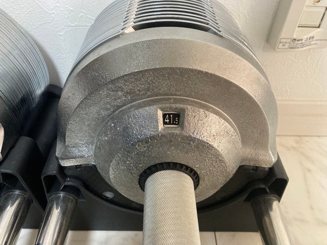 プロバーベル 片方41.5kg 1.5kg刻み 可変式ダンベル2個